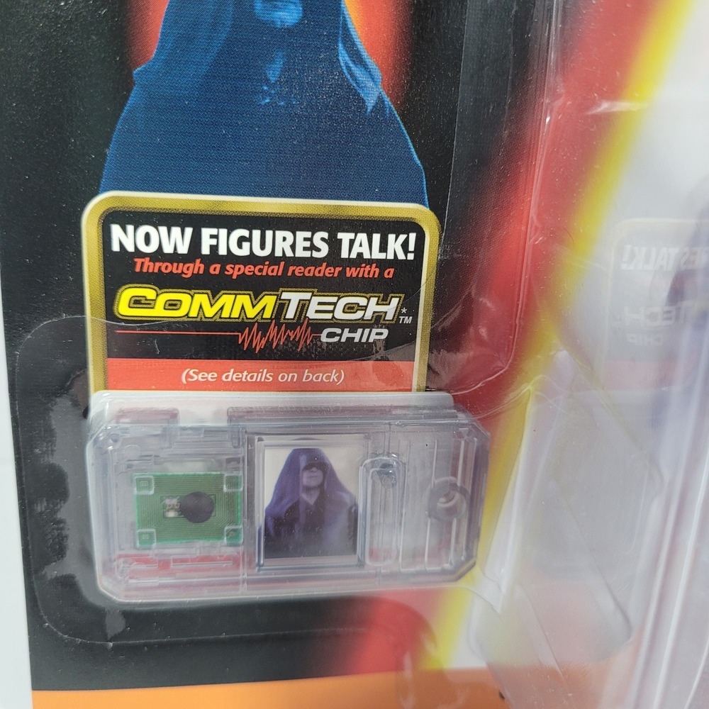 Star Wars Episode I Darth Sidious Holograph Action Figure CommTech Chip 1999 NEW - Picture 3 of 8